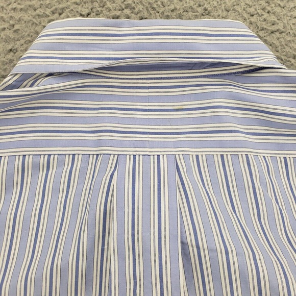 Ralph Lauren Shirt Mens 16.5 34/35 Blue Button Down Classiccore Yarmouth - Picture 3 of 16